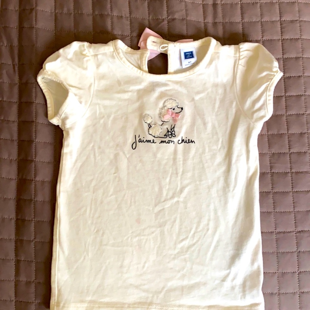 Janie and Jack tee with adorable details.